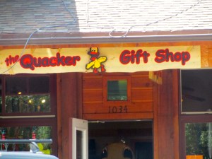 Quacker Gift Shop Grand Lake, Colorado
