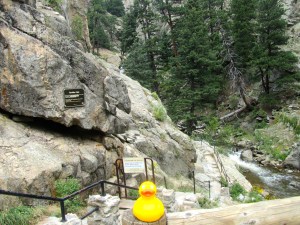 Ready to hike Boulder Falls
