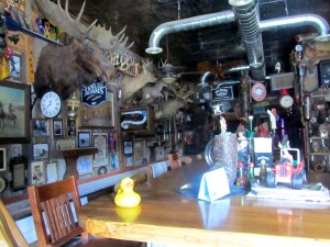 Lots of stuff inside White Wolf Saloon