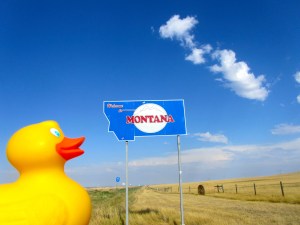 Entering Big Sky Country Montana