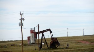 Working oil well