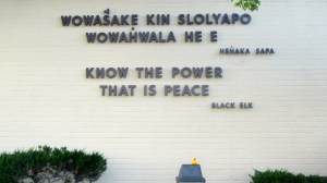 Wall of Visitor's Center