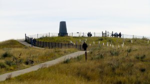 Last Stand Hill with memorial