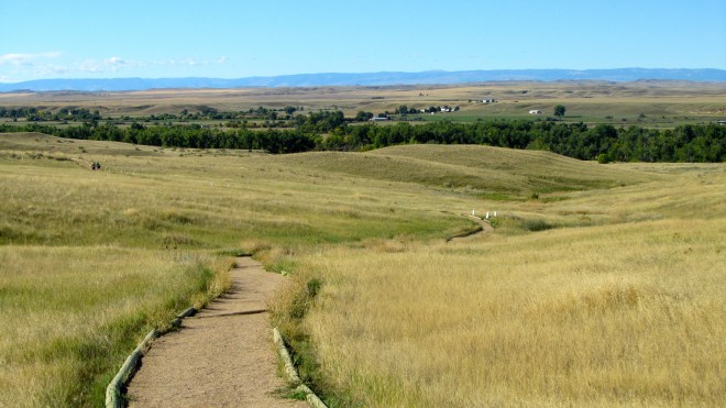 Path through battlefield