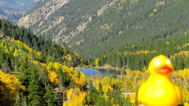Aspen, water and mountains.  Perfect