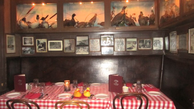 The walls have wonderful displays