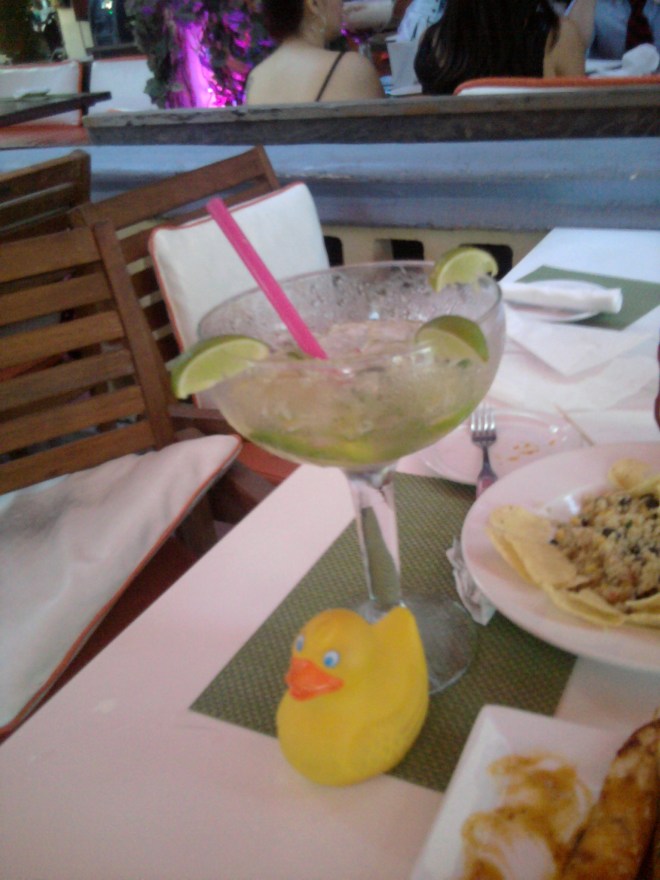 This drink is bigger than Zeb the Duck!