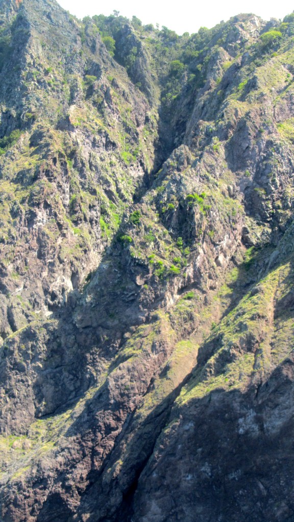 Saba is a rocky island!