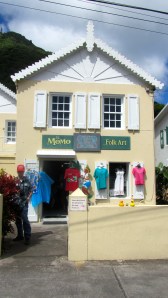Shopping in Windwardside in Saba