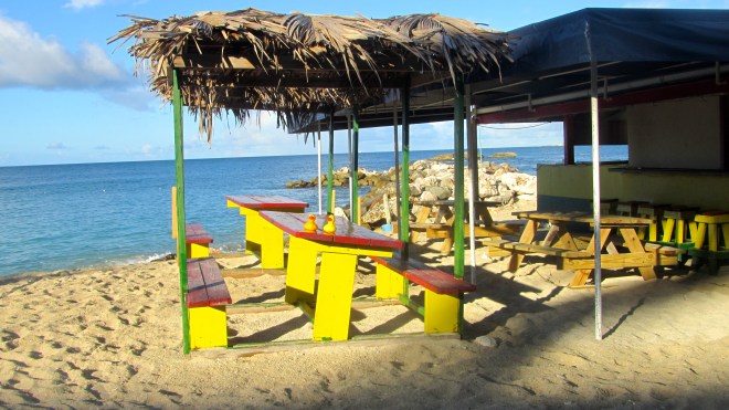 Beach bar and grill