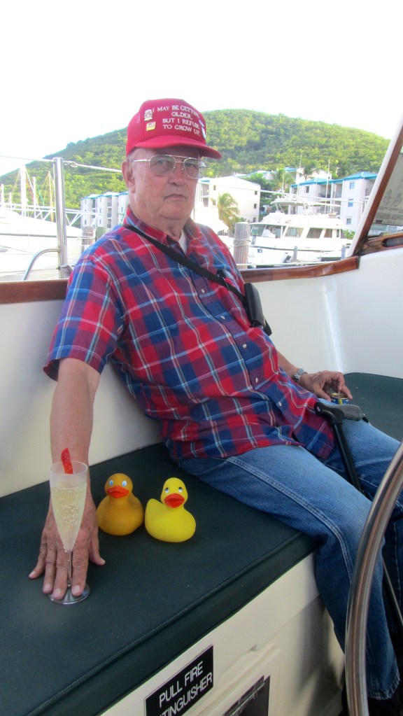 On a sunset dinner cruise!