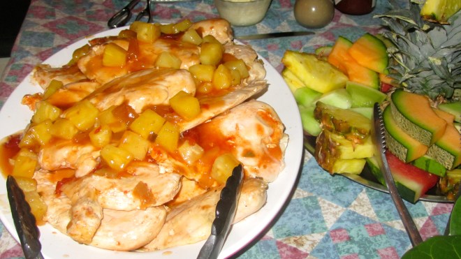 Everything is fabulous, but we love chicken and mahi mahi best