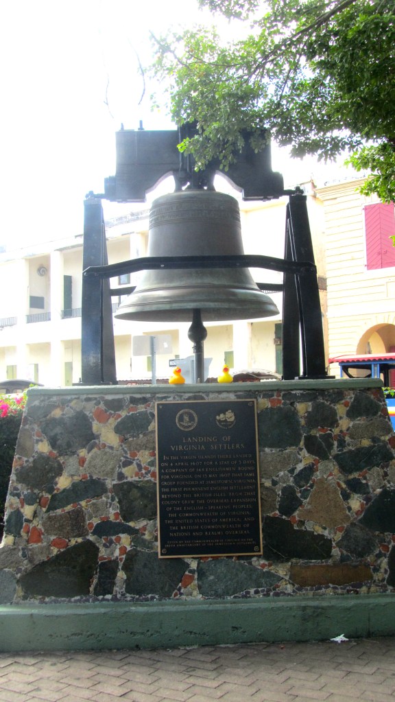 Smaller Liberty Bell and plaque for Virginia Settlers