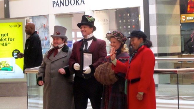 Christmas carols in Cherry Creek Mall