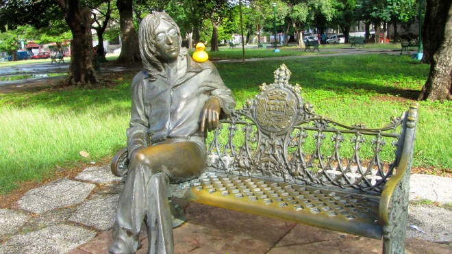 WOW!  I am sitting with John Lennon