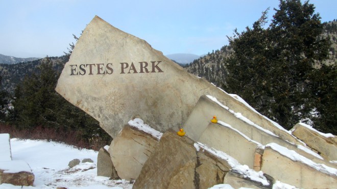 Entering Estes Park, Colorado