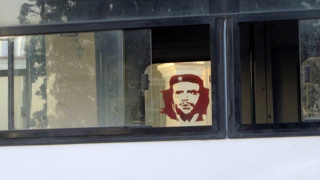 Che is everywhere in Cuba