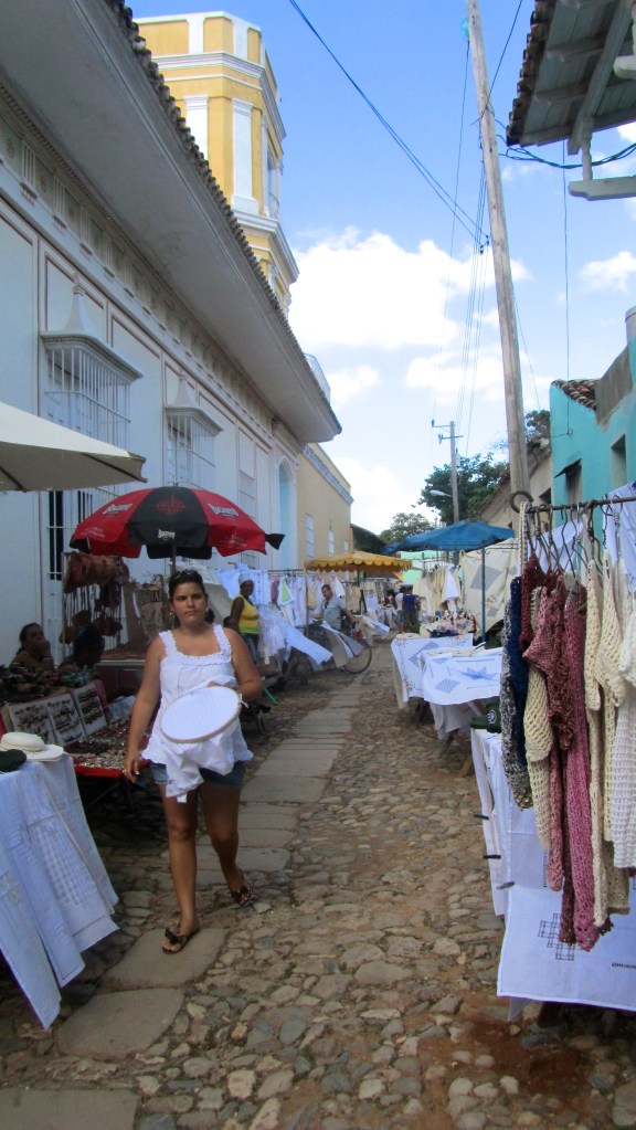 Street market in Trinidad