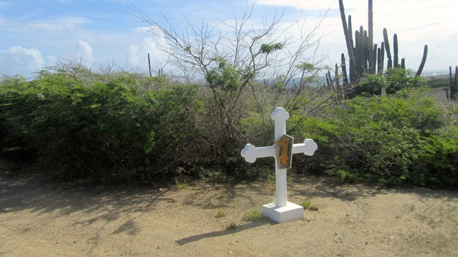White crosses for Alto Vista Chapel in Aruba