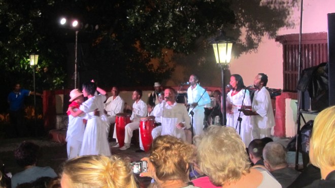 More music and dancing