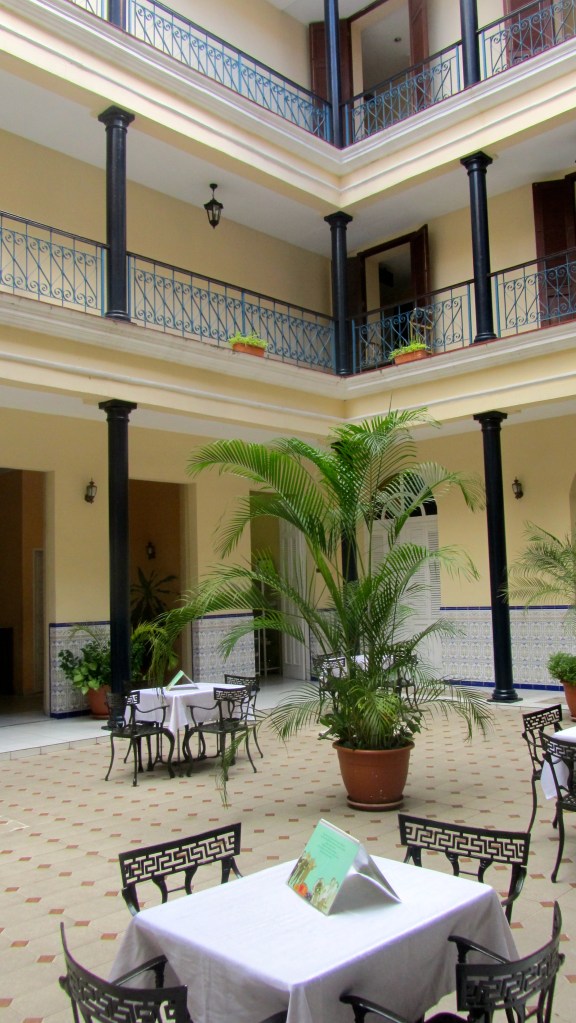 Lovely restaurant in Hotel la Union.  Cienfuegos, Cuba