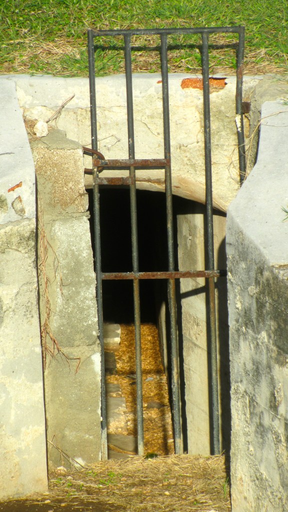 Entrance to underground bunker