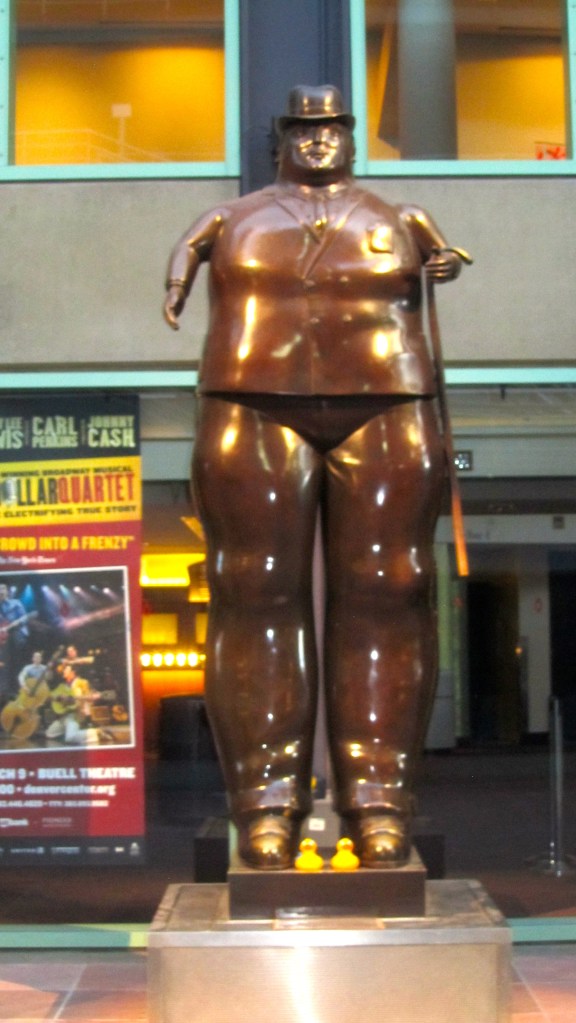 Statue at Denver Center for the Performing Arts