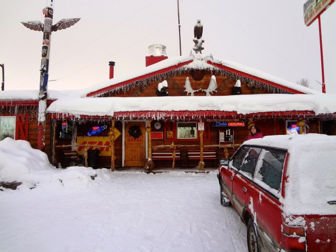 Entrance to Chatanika Lodge