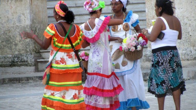 Such colorful dresses