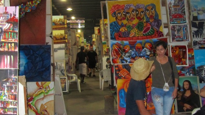 Indoor market in Havana