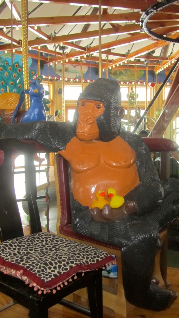 Zeb and Eider with a new friend