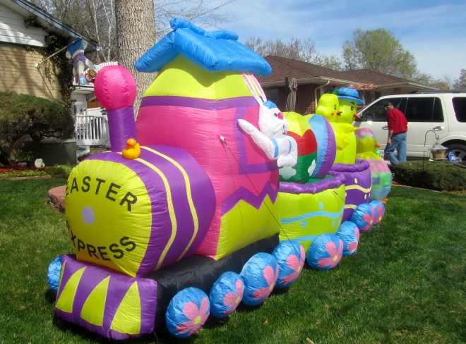 Zeb on the Easter Express