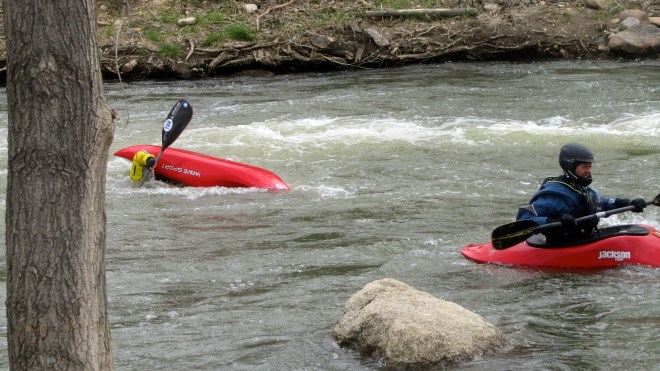 Rolling in the kayak