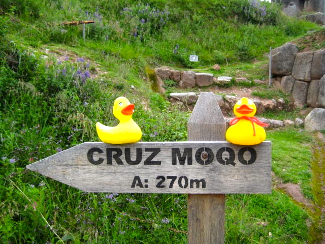 The cross at Sacsayhuaman