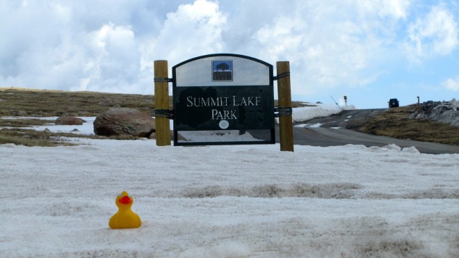 Still snow in early June