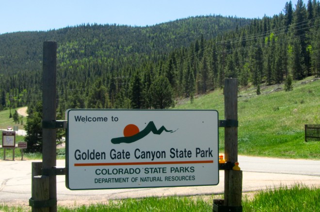 Beautiful mountain park close to Denver