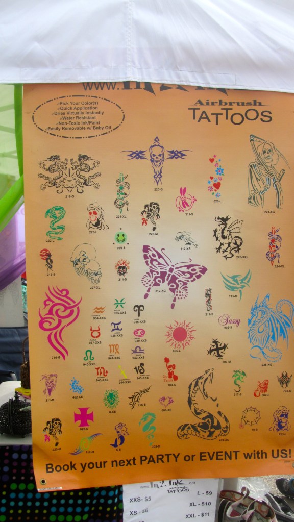 Airbrush tattoos