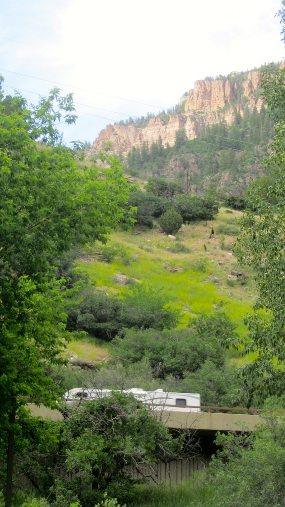 Highway from the rest area
