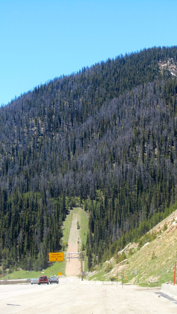 Runaway truck ramp on I-70