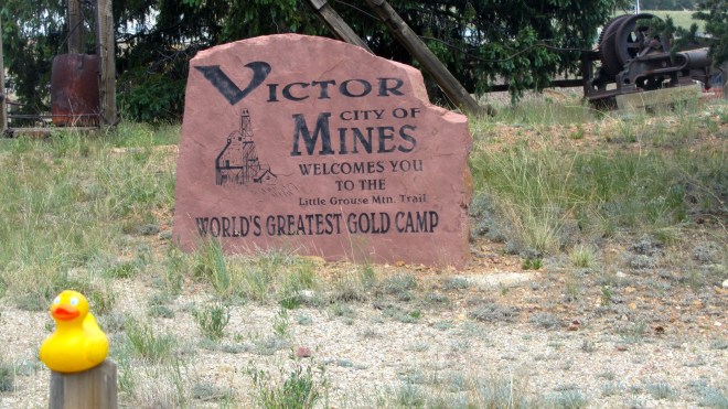 Entering Victor, Colorado
