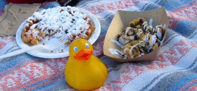 We love funnel cakes and mini donuts!