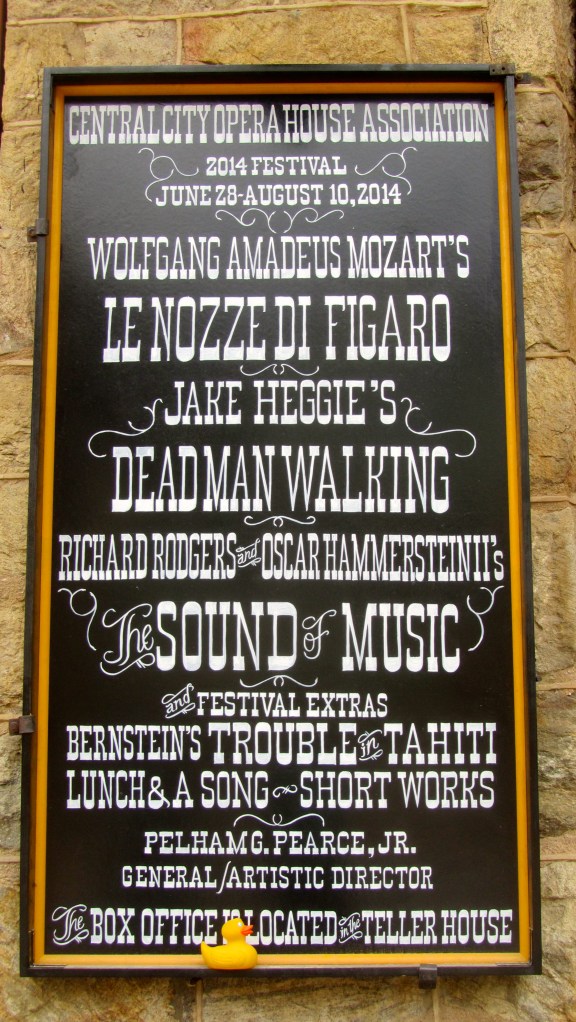 Other operas also this summer.  Deadman Walking was ours today