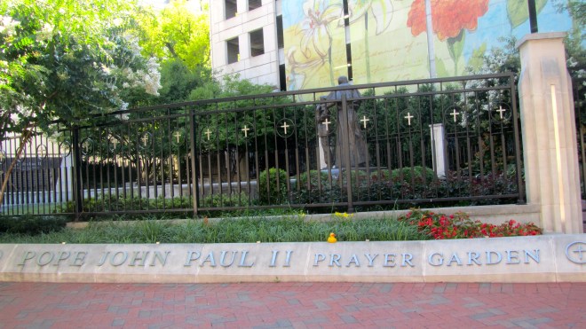 Pope John Paul II was here