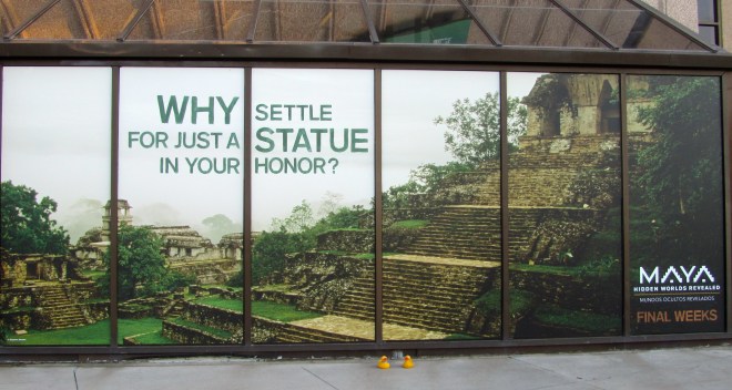 Promo for Maya exhibit