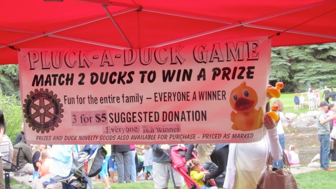 Pluck A Duck Game
