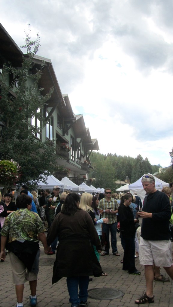 Venders and visitors