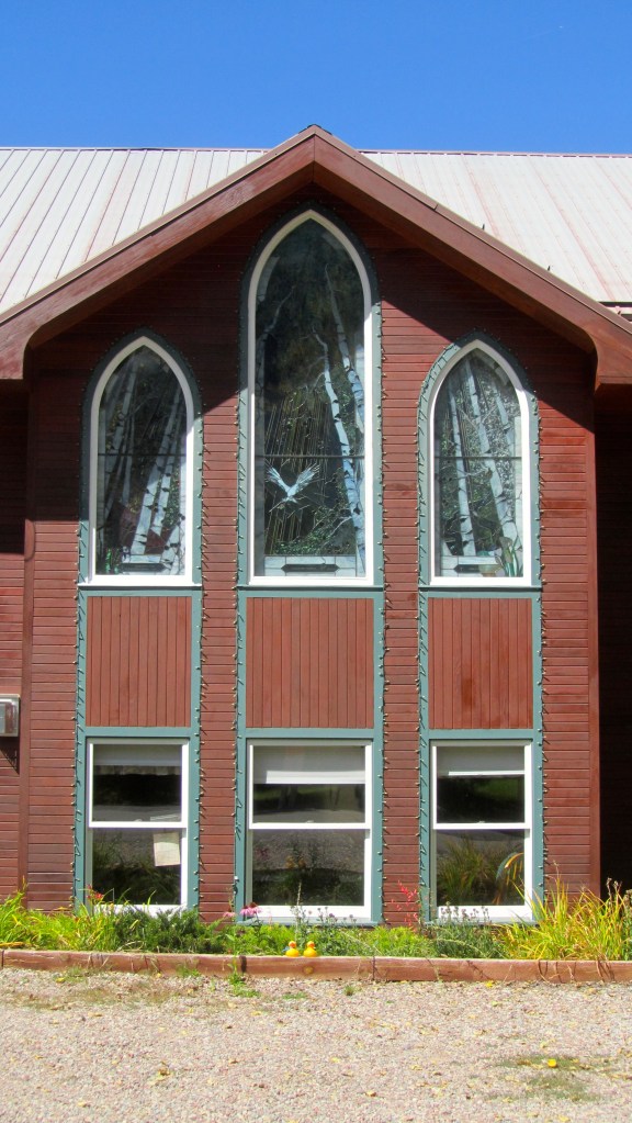 Great windows in the Church at Redstone
