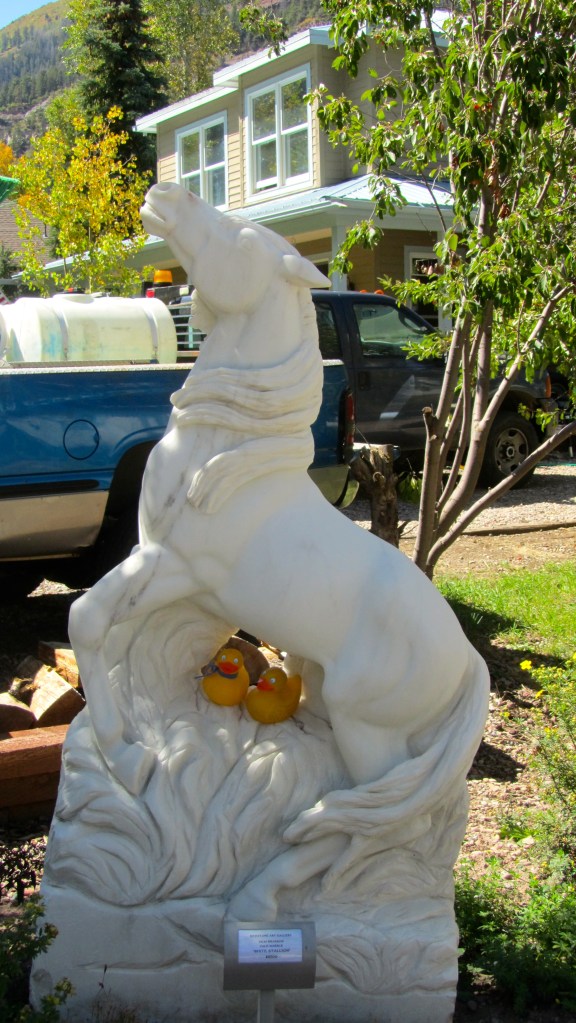 White Stallion of Colorado marble by Vicki Branson