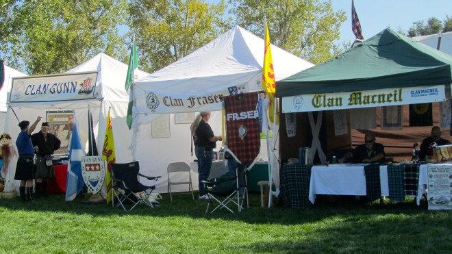 Many clans have their own booths