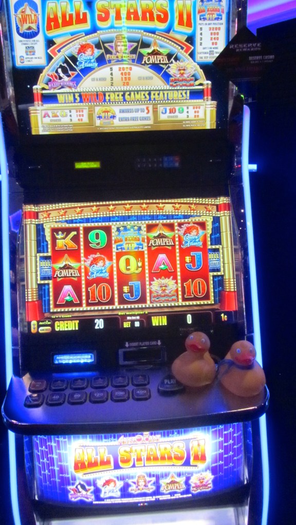 Slot machine at Reserve Casino